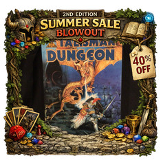 Vintage Talisman 2nd Ed. Game DUNGEON EXPANSION 100% Complete & EXC!