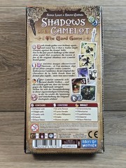 SHADOWS OVER CAMELOT The Card Game Days of Wonder + Bonus Cards Unpunched Pieces