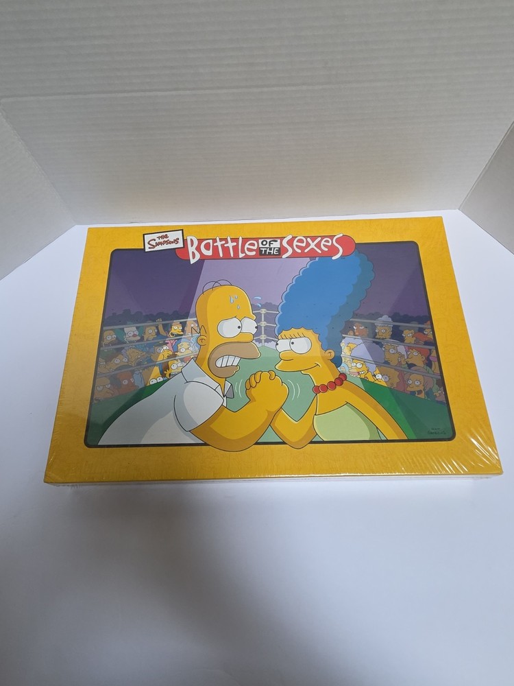 The Simpsons Battle of the Sexes Board Game Sealed, 2 Players, Ages 12+