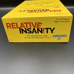 Relative Insanity Game -Jeff Foxworthy- Play Monster 4-12 Players /14+ Years Old