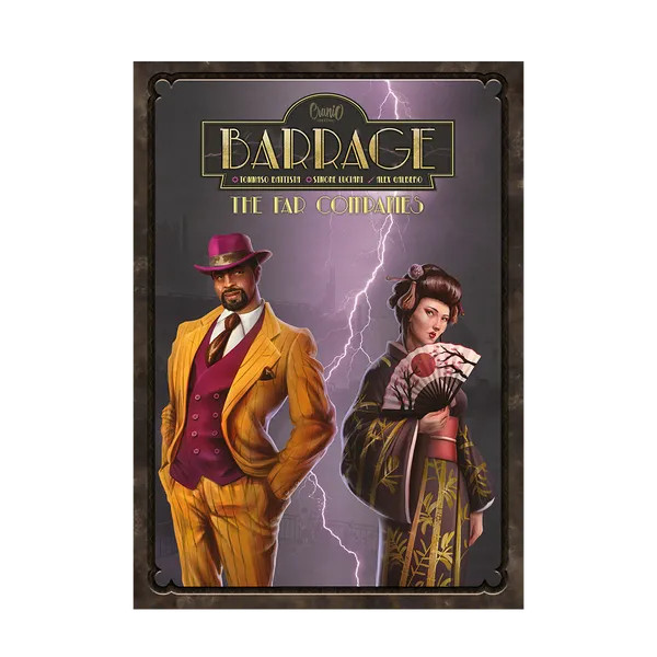 Barrage: PRESALE The Far Companies expansion board game crowd games New