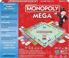 Monopoly the Mega Edition by Games USA, a Bigger and Faster Version of Monopoly