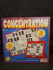 New And Sealed CONCENTRATION Board Game 2002 Classic Game Of Mix & Match