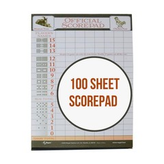 Mexican Train Score Pads Chicken Foot Dominoes Game 100 Sheets 8.25″ x 5.5″