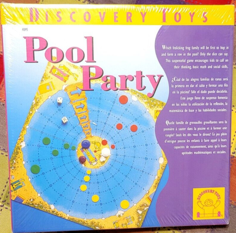 Pool Party 8+ Discovery Toys Learning Educational Thinking Math Social Skills