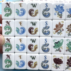 SIERRA 4 Layer Acrylic Mahjong Tiles Full American Set 160 Tiles US SELLER! NEW!