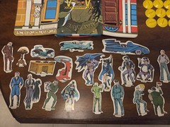 Batman & Robin 1973 Ideal Vinyl Foldout Play Set Cardboard Figures Mego