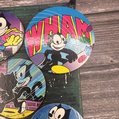 Vintage Various Felix the cat pogs Lot Of 8 1990’s Rare