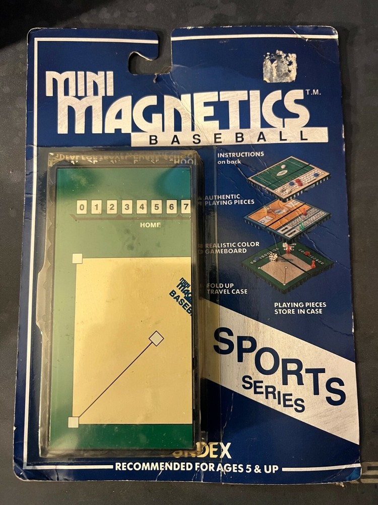 Mini Magnetics Baseball Fundex 1988 New