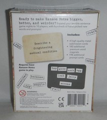 Ransom Notes Expansion Pack Magnet Word Party Game – NEW SEALED