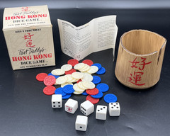 Vintage 1983 Fast Freddy’s Hong Kong Dice Game Jax Box Instructions Complete