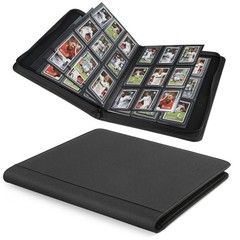 Foalgo Toploader Binder,Toploader Hard Cases, 9-Pocket 4×6 inches, black