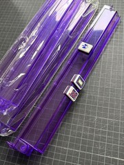 Set of 4 PURPLE 17” Mahjong Racks with Built-in 18.5” Pushers – NEW IN PACKAGING