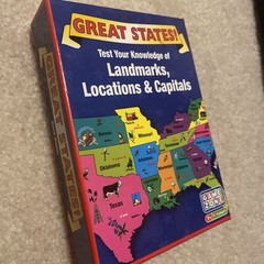 Great States Card Game & Map by Game Zone