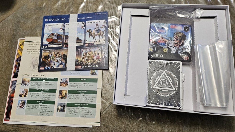 CrowD Games Deep State: New World Order & Global Conspiracy Board Game Expansion