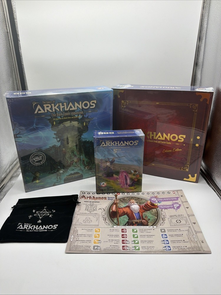 The Towers of Arkhanos Deluxe Ed,The Dark Tower Expansion, 5th Player Bundle A14