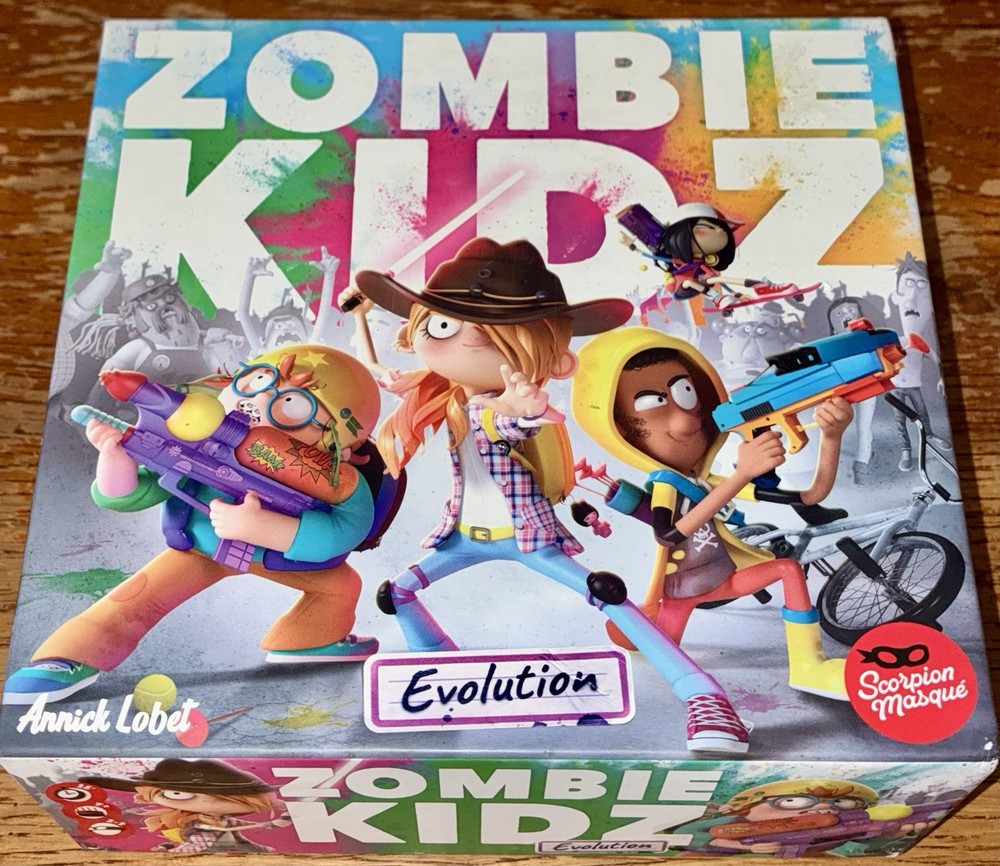 Zombie Kidz Evolution Cooperative Board Game COMPLETE Ages 7+ ~ PLEASE READ