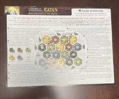 Game Of Thrones Catan Board Game 2017 Fantasy Flight Games Complete 2-4 Players