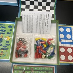 Nifty Indoor Rainy Day Games Kit-6 Classic Board Games In 1 Set-Chess,Ludo, Etc.