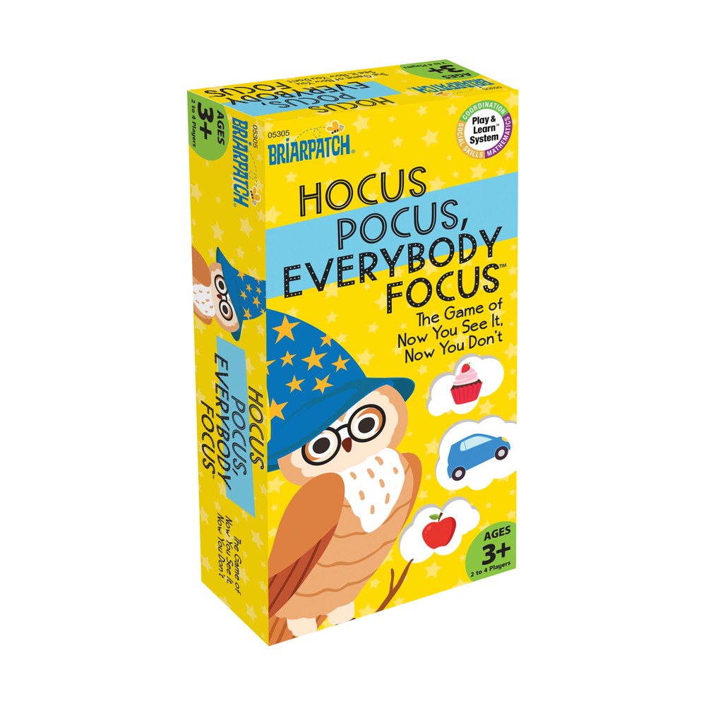 New – Briarpatch Hocus Pocus, Everybody Focus – Ages 3+ | 2-4 players