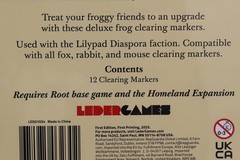 Root Deluxe Homeland Frog Clearing Markers Board Game Add On Upgrade Leder Games