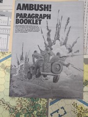 AMBUSH! Solitaire Squad Level WWII Comabat France 1944- Victory Games- Unpunched