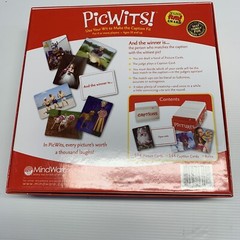 PicWits! Use Your Wit to Make the Caption Fit For 4 or More Players Ages 10+