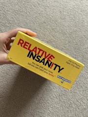 Relative Insanity Party Card Game Funny Family Adult Teen 4-12 Player board Game