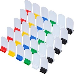 36 Set Multicolor Game Card Stands DIY Board Game Pieces with Blank Board for…
