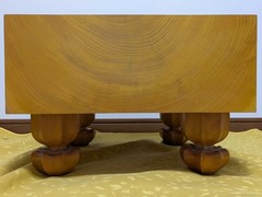 Vintage Goban Go Board Japanese Kaya with 4 legs Japan Igo 16.5cm thick
