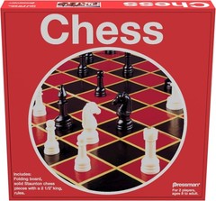 2 Pack Pressman Chess Board Game New Dented Box Folding Board Complete 5″