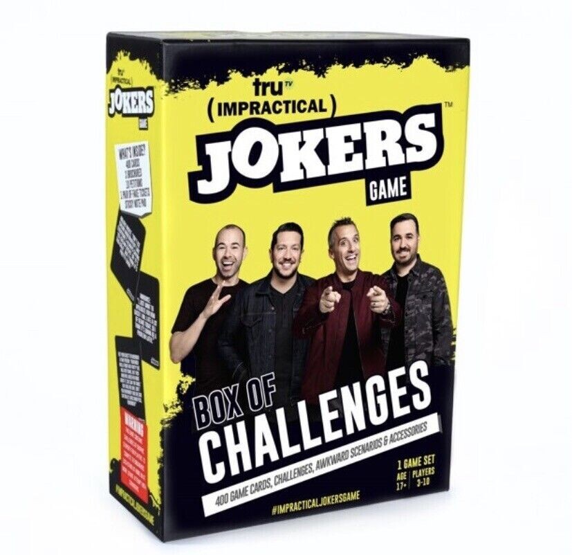 IMPRACTICAL JOKERS GAME – BOX OF CHALLENGES TRU TV WILDER GAMES (BRAND NEW)