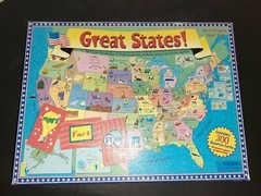 GREAT STATES! US Geography Learning Educational International Playthings capital