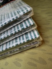 Luxury American Mahjong Set | Green Stripe Tiles + Golf Playing Mat | New