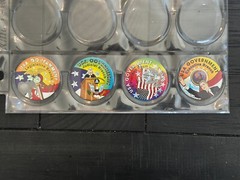 Vintage POGS Complete Set of 50 US States and 4 Branches Of Government