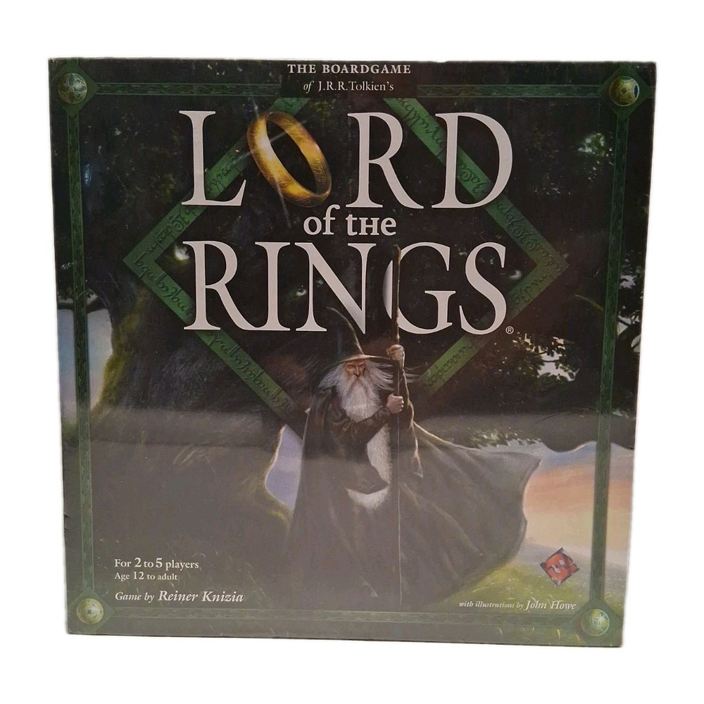 LORD OF THE RINGS Board Game Reiner Knizia 2000 Fantasy Flight Tolkien NEW