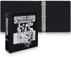 BCW 3-Inch Sports Card Album Binder | Durable Black D-Ring Card Binder Holds …