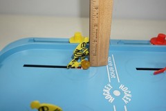 Vintage 1970 Ideal Toy Corp. Sure Shot Hockey Table Top Marble Game