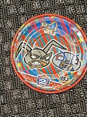 Lot Of 5 Rare Mega Tazos Pogs Mexico ¡MUCHA LUCHA! BIGER SIZE Metal