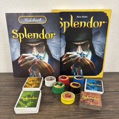 Splendor Board Game Marc Andre Pascal Quidault Space Cowboys Asmodee Complete