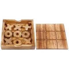 Glintoper Tic Tac Toe & 4 in a Row Tables Game Set, Classic Board Line Up 4 for