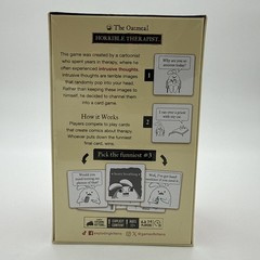 Horrible Therapist Adult Party Game Ages 17+ Mature Humor Card Game New Sealed!