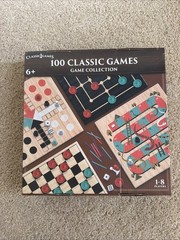 Classic Games Collection 100-Game Set – Board & Card Games for 1–8