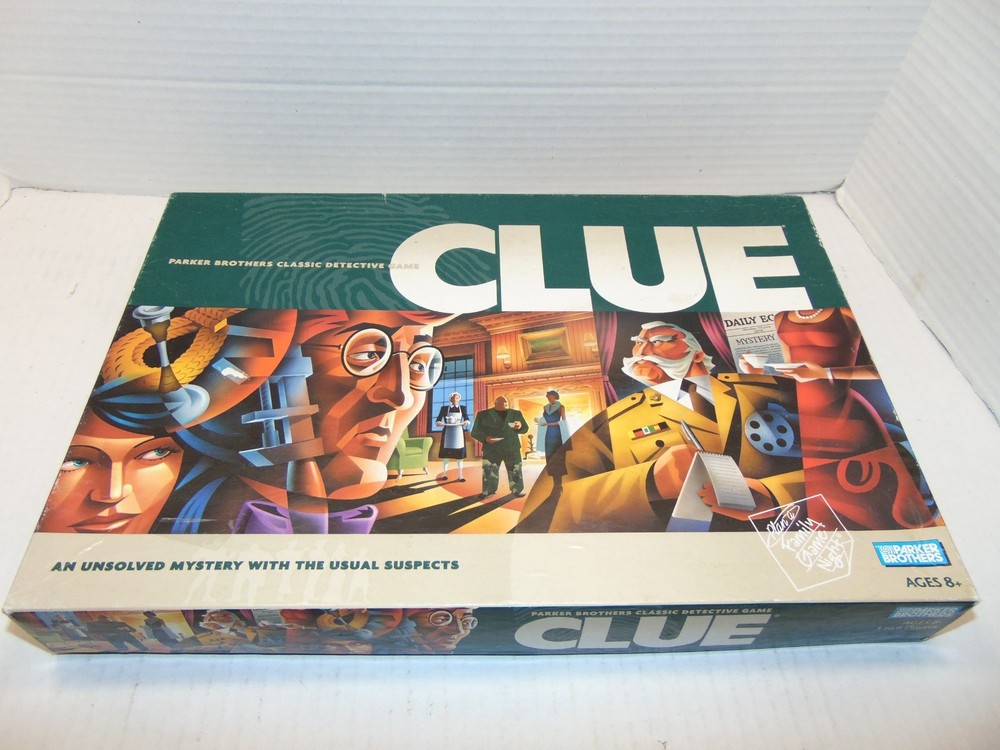 Clue – Parker Brothers – Classic Detective Game – Vintage 2002