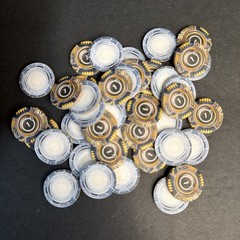 Netrunner LCG 2012 Core Set Replacement Lot of 40 One-Credit Advancement Tokens