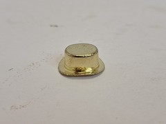 Monopoly Deluxe Anniversary 1985 Edition Gold Tone Top hat Replacement Part