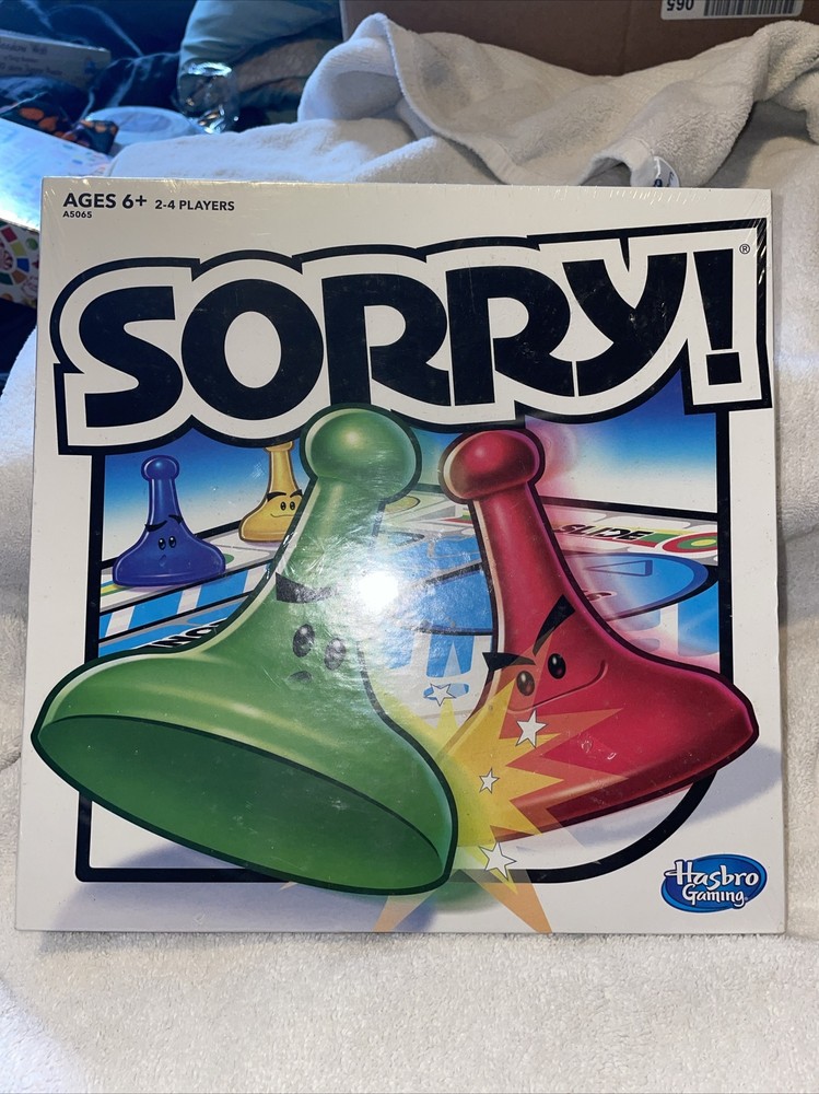 New Factory Sealed Hasbro Sorry Family Board Game – A5065 Fast Free Shipping