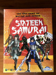 New Sealed Outset Sixteen Samurai Board Game 2017 Strategy Cards Dice 2-4 Player