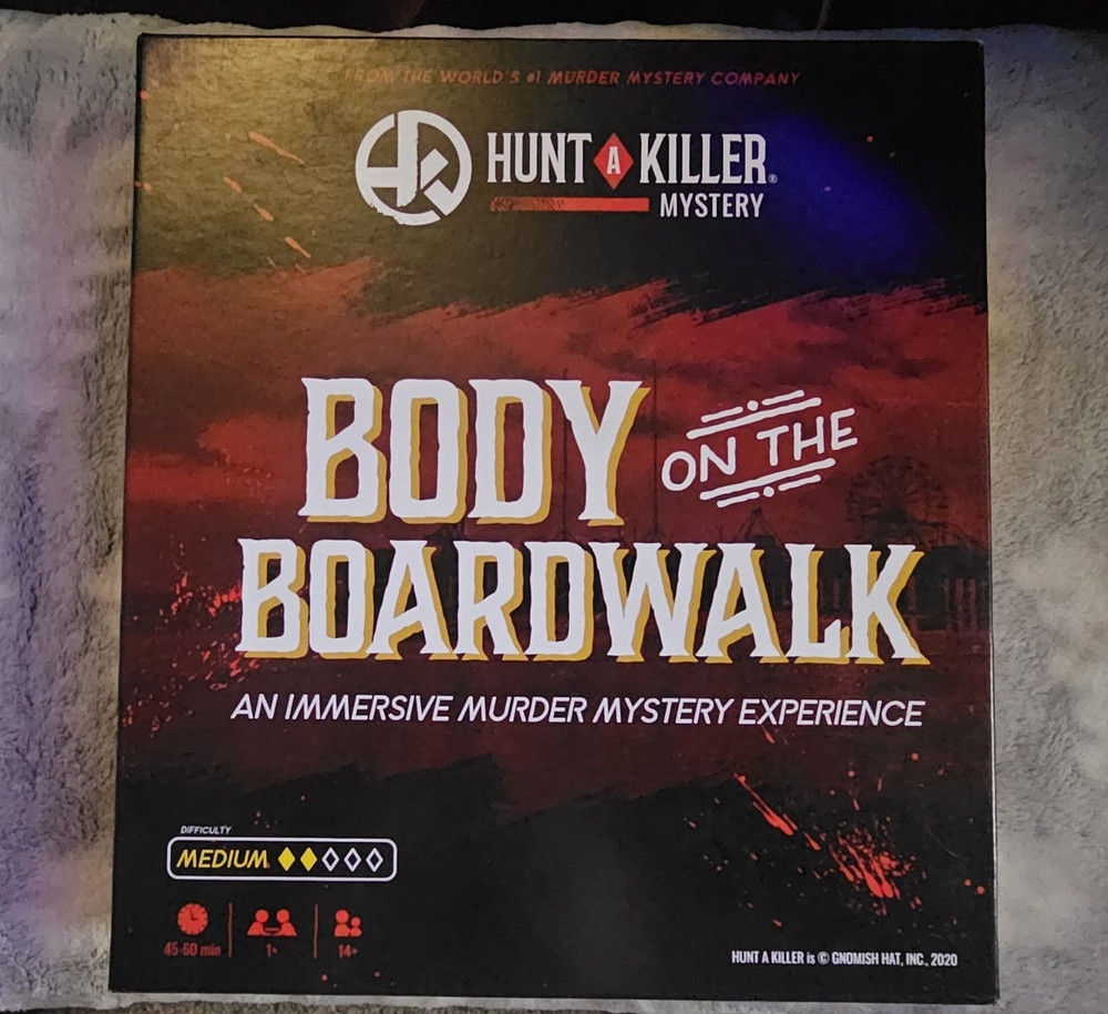 Hunt A Killer Body on the Boardwalk Murder Mystery Game Complete 1+ Players 14+