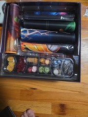 Slay the Spire The Board Game Collector’s Edition Open Box With Metal Coins